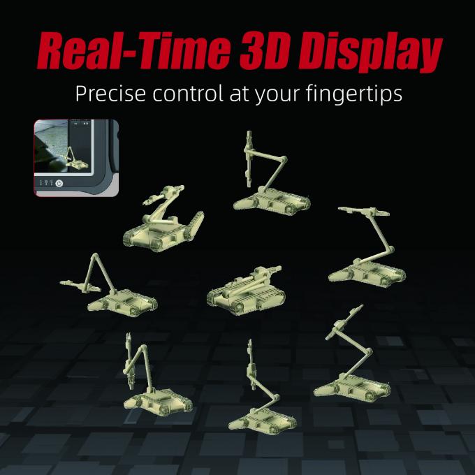 Mittlerer EOD-Roboter mit X-Y-Z-Koordinatenarm für Präzisionsentsorgung 2